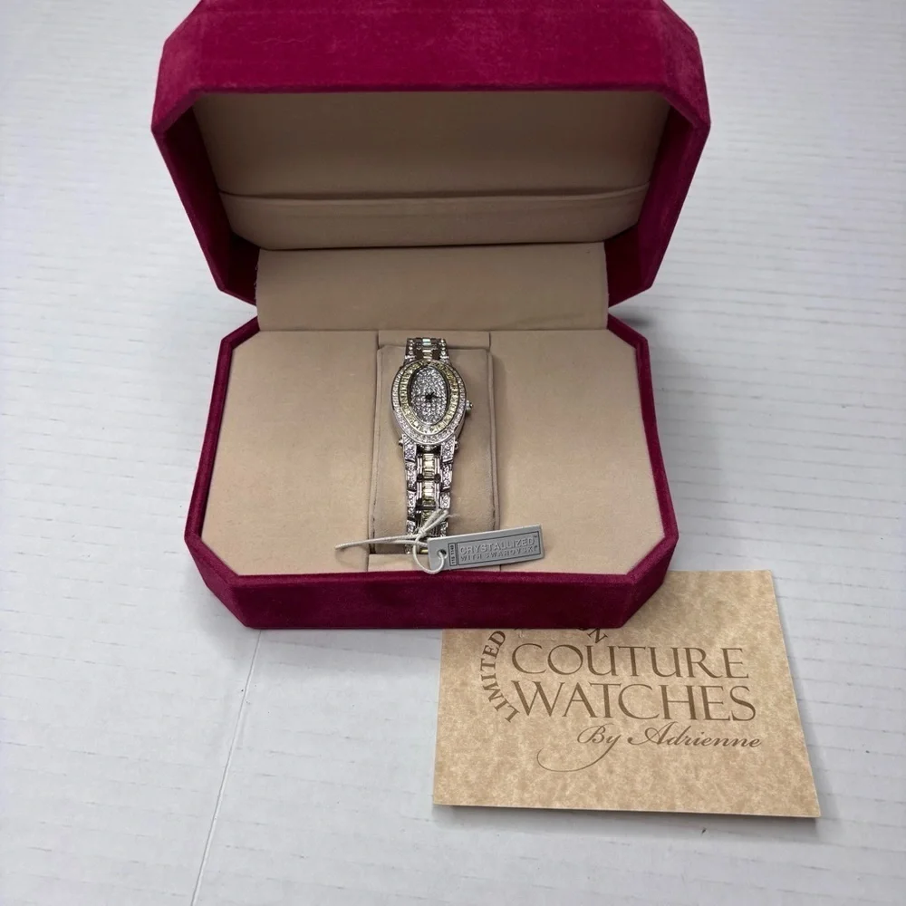 New ADRIENNE Couture Limited Edition Crystallized Watch